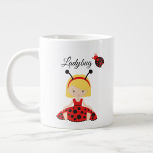 Caneca De Café Grande Ame Minha Ladybug - Jumbo Mug