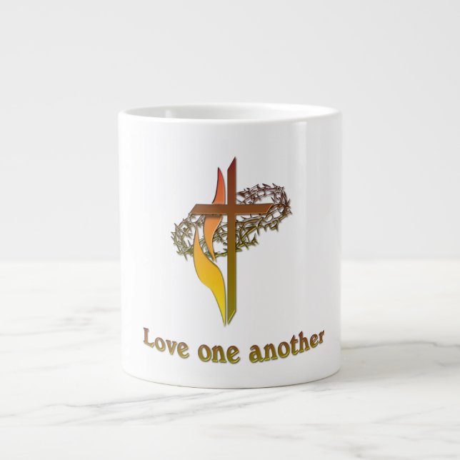 Caneca De Café Grande Ame-se mutuamente produtos (Frente)