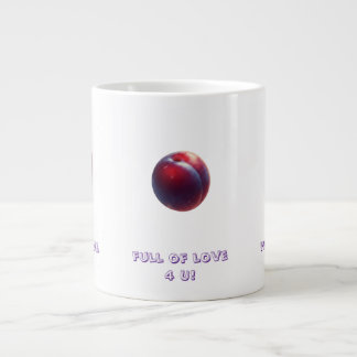 Caneca De Café Grande Ameixas do Dia dos Namorados