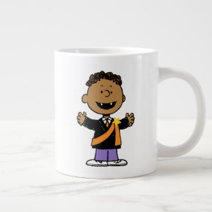 Caneca De Café Grande Amendoins Franklin Halloween Vampiro