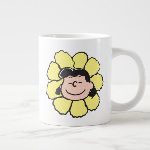 Caneca De Café Grande Amendoins Lucy Flower