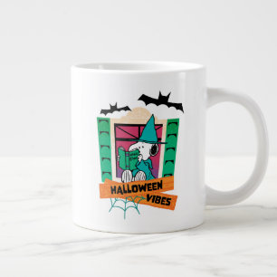 Caneca De Café Grande Amendoins Snoopy Poções Mágicas Halloween