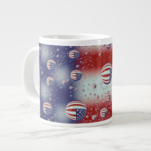 Caneca De Café Grande América do Norte, EUA, WA, Redmond, Bandeira dos E