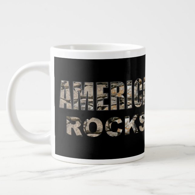 CANECA DE CAFÉ GRANDE AMÉRICA ROCKS (Esquerda)