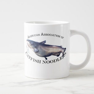 Caneca De Café Grande American Association of Catfish Noodlers