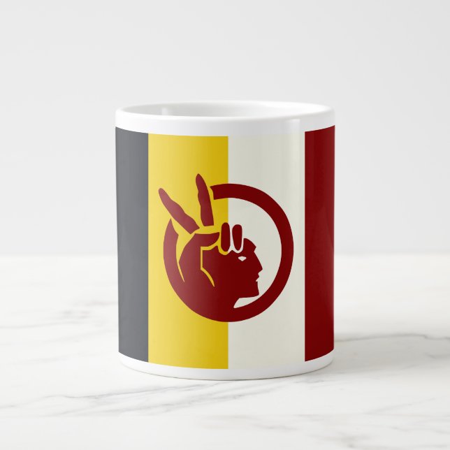 Caneca De Café Grande American Indian Movement  (Frente)