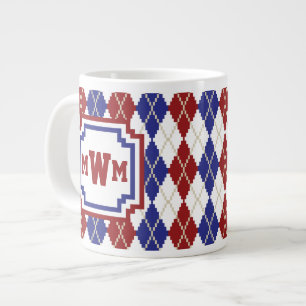 Caneca De Café Grande Americana Argyle Specialty Mug