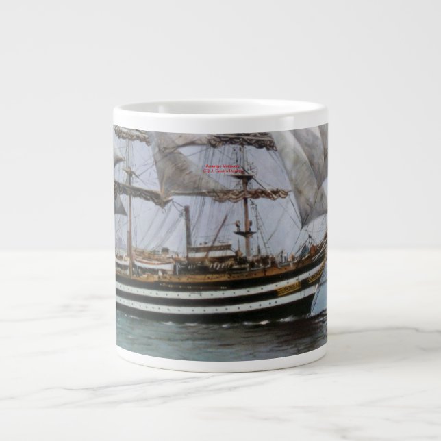 Caneca De Café Grande Amerigo Vespucci (Frente)
