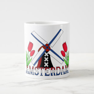 Caneca De Café Grande Amesterdã Países Baixos