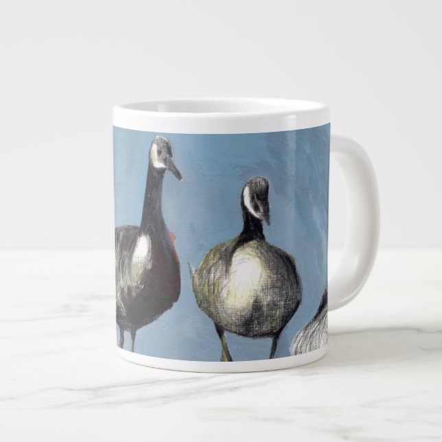 Caneca De Café Grande Amigável Canadá Geese 2012 (Frente Esquerda)