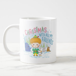 Caneca De Café Grande Amigo, o Natal do Elf com todos os meus amigos