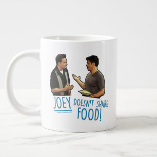 Caneca De Café Grande AMIGOS™ Joey não compartilha Comida!
