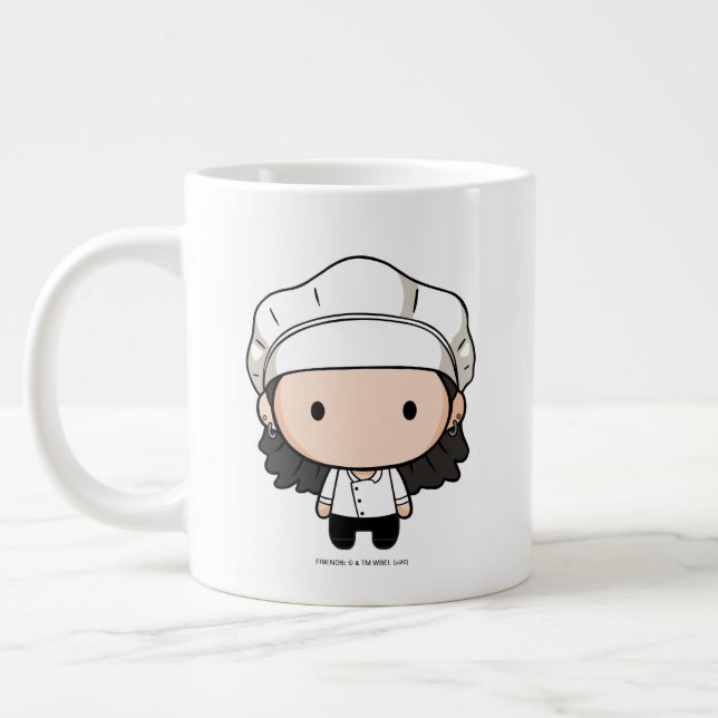 Caneca De Café Grande AMIGOS™ | Monica Chibi (Esquerda)