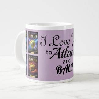 Caneca De Café Grande Amo-te a Atlântida e a Mug de Volta