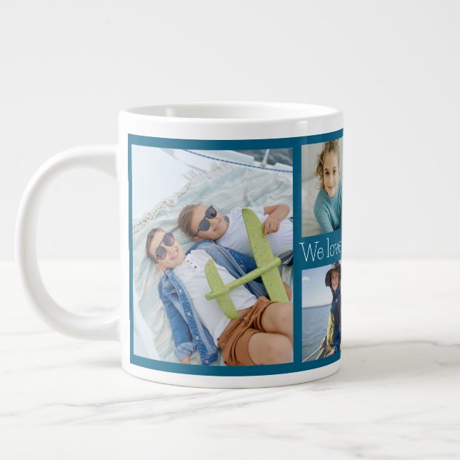 Caneca De Café Grande Amo-Te A Avó Gam 6 Foto (Esquerda)