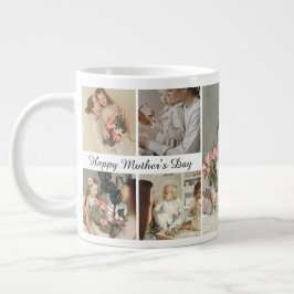 Caneca De Café Grande Amo-Te Mamães - Feliz presente de dia das mães |