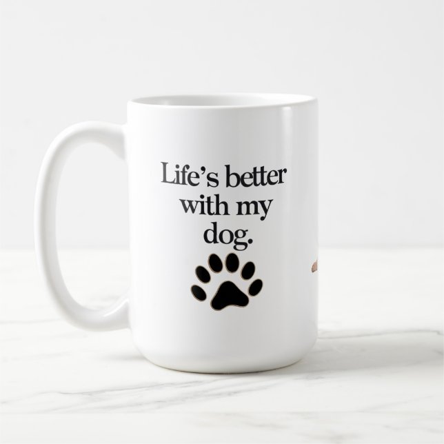 Caneca De Café Grande Amor, Big Paws Mug (Esquerda)