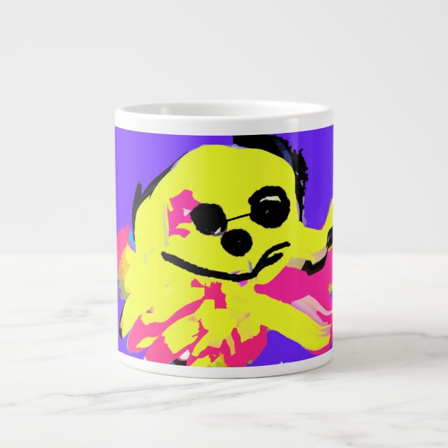 Caneca De Café Grande Amor de polvo  (Frente)