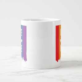 Caneca De Café Grande Amor é Orgulho gay LGBT