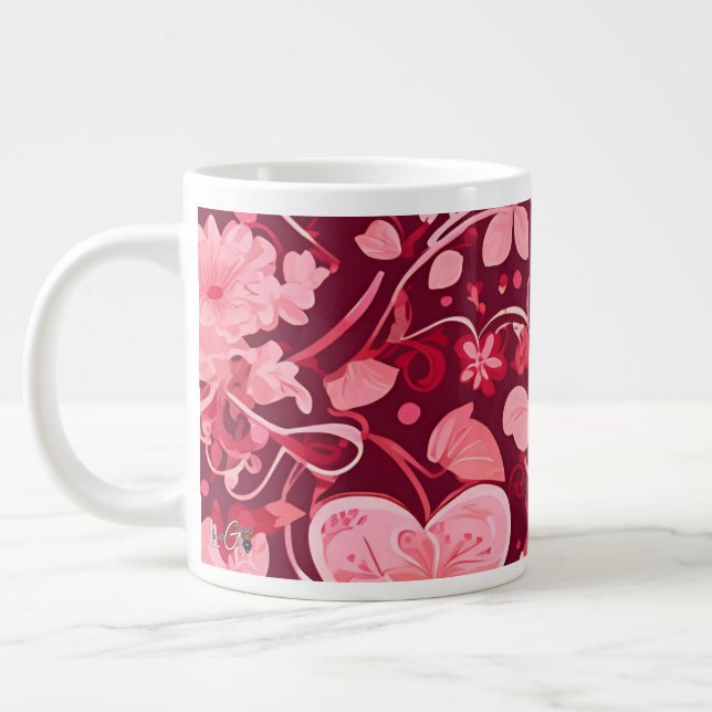 Caneca De Café Grande Amor Elegante | (Esquerda)