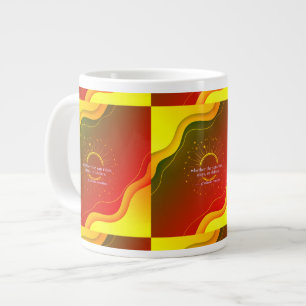 Caneca De Café Grande Amor, Fundamentado na Gratidão Inspirational Val