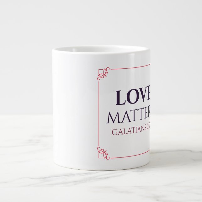 Caneca De Café Grande Amor - Jumbo Mug (Frente)