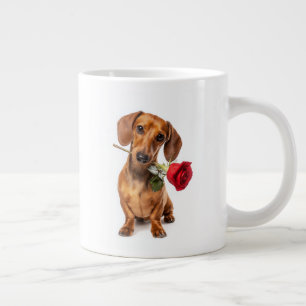 Caneca De Café Grande Amor por Dachshund