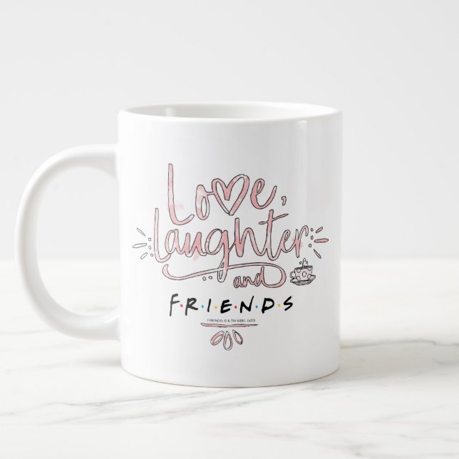 Caneca De Café Grande Amor, risos e amigos™ (Esquerda)