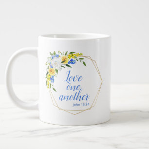 Caneca De Café Grande Amor Um Outro Floral