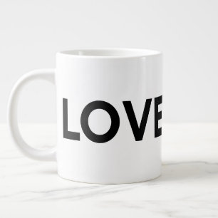 Caneca De Café Grande Amor vence - Mug Grande