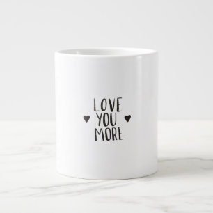 Caneca De Café Grande Amor Você Mais Estilo Elegante Design 