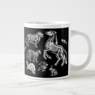 Caneca De Café Grande Anatomia animal Radiografia esquelética
