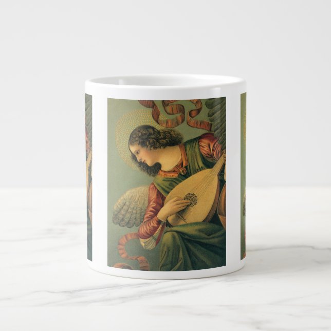 Caneca De Café Grande Angel Musical, Melozzo da Forli, Arte Renascentist (Frente)