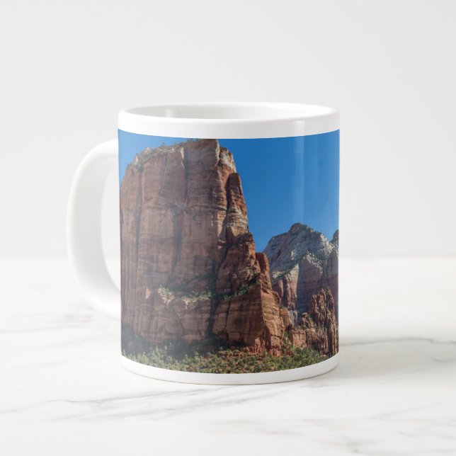 Caneca De Café Grande Angels Landing no Parque Nacional de Zion (Frente Esquerda)