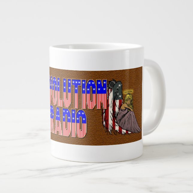 Caneca De Café Grande Ângulos de revolução (Frente Esquerda)