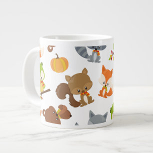 Caneca De Café Grande Animais Da Floresta, Animais Da Floresta, Animais