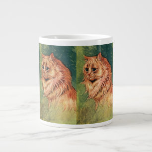 Caneca De Café Grande Animais de Estimação Antigos, Gato Laranja de Cabe