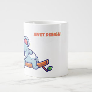 Caneca De Café Grande Animais setas safari crianças