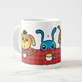 Caneca De Café Grande Animals have tea, icecream, soup m.m. Jumbo Mugg