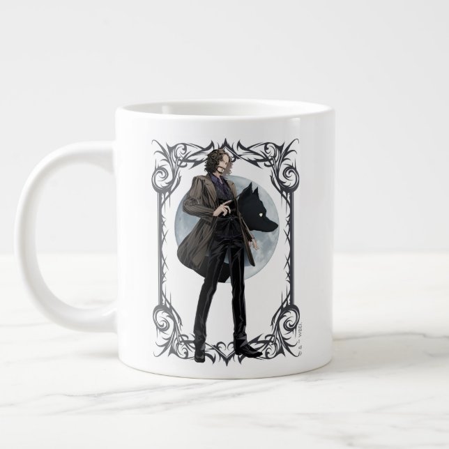 Caneca De Café Grande Anime Sirius Black Animagus (Esquerda)