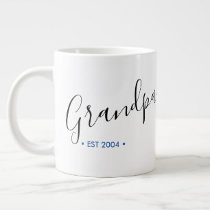 Caneca De Café Grande Ano de Fundação Personalizado do Vovô