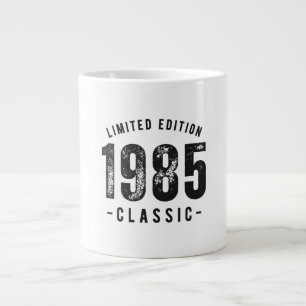 Caneca De Café Grande Ano de Nascimento Clássico de 1985