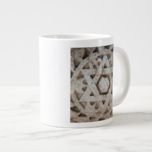 Caneca De Café Grande Antiga escultura da Estrela de Davi, Israel