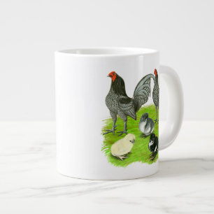 Caneca De Café Grande Antiga família de jogos azuis em inglês