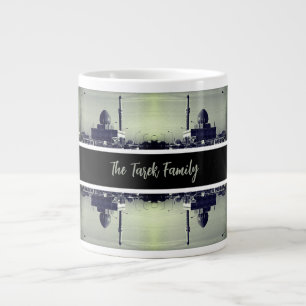 Caneca De Café Grande Antiga Mesquita Buniya Bagdá Iraque 1970