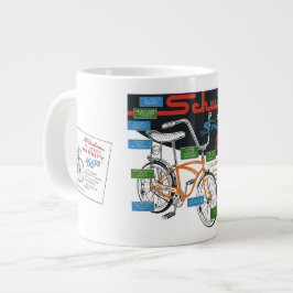 Caneca De Café Grande Anúncio de Bicicleta Antiga