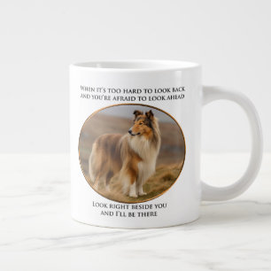 Caneca De Café Grande Ao Lado De Você Collie