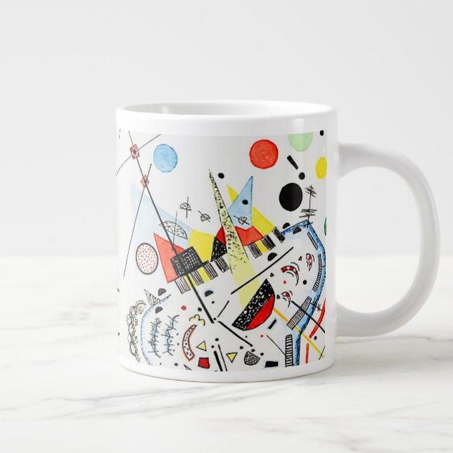 Caneca De Café Grande Ao mar e ao sol - Kandinsky (Direita)