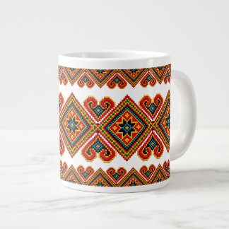Caneca De Café Grande Aparência Bordada