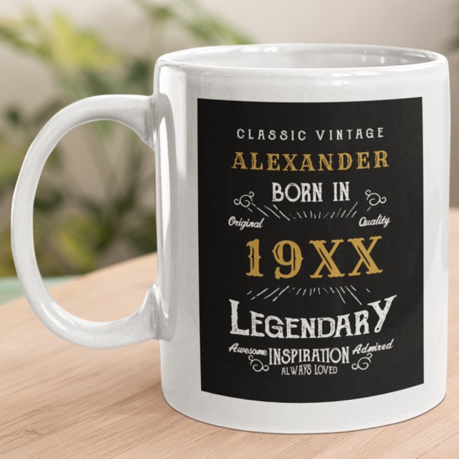 Caneca De Café Grande Apelido Personalizado Apelido Nome Legendário Pai (Criador carregado)